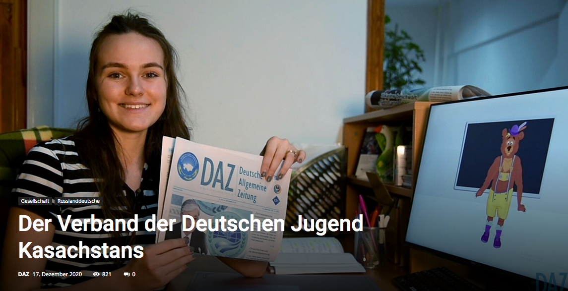 Der Verband der Deutschen Jugend Kasachstans Der Verband der Deutschen Jugend Kasachstans